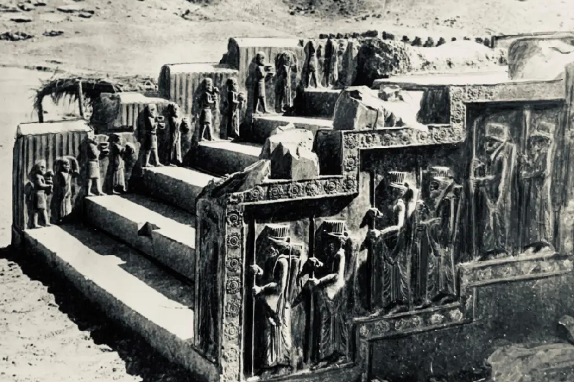 پله‌های تخت جمشید