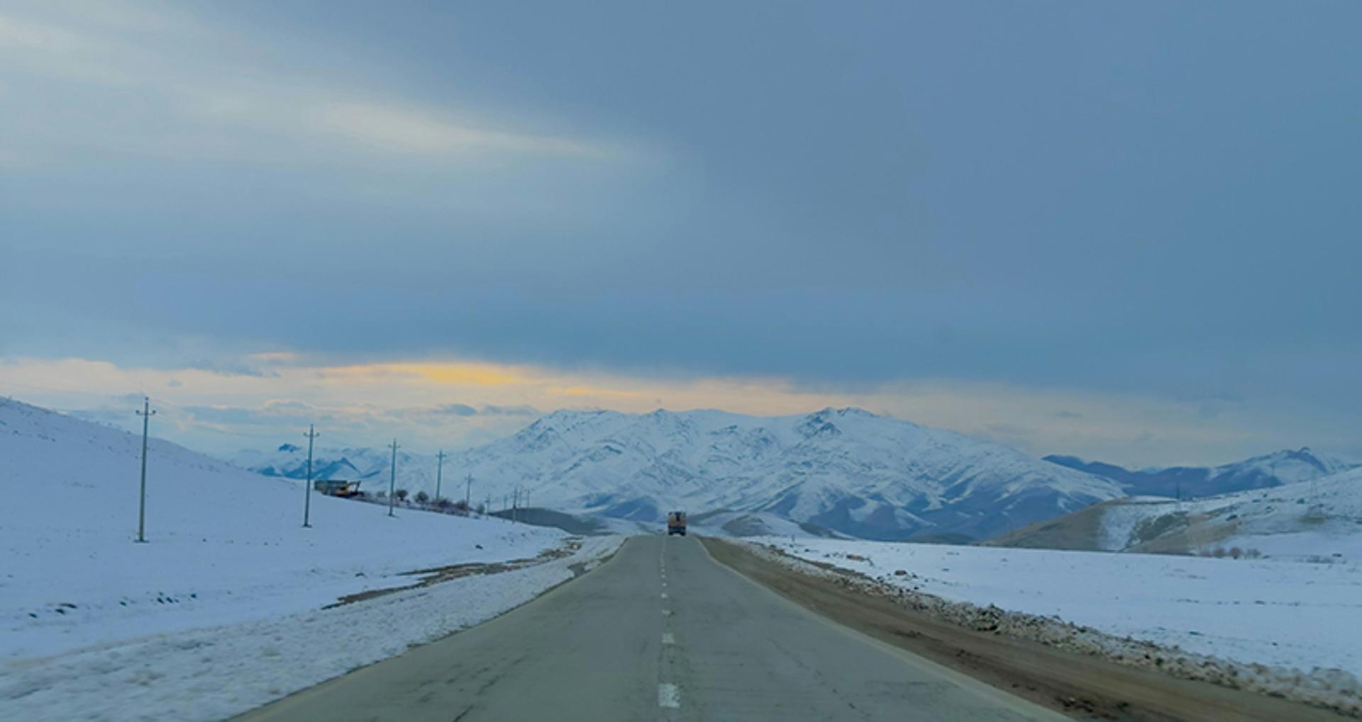 دشت های پوشیده از برف کردستان