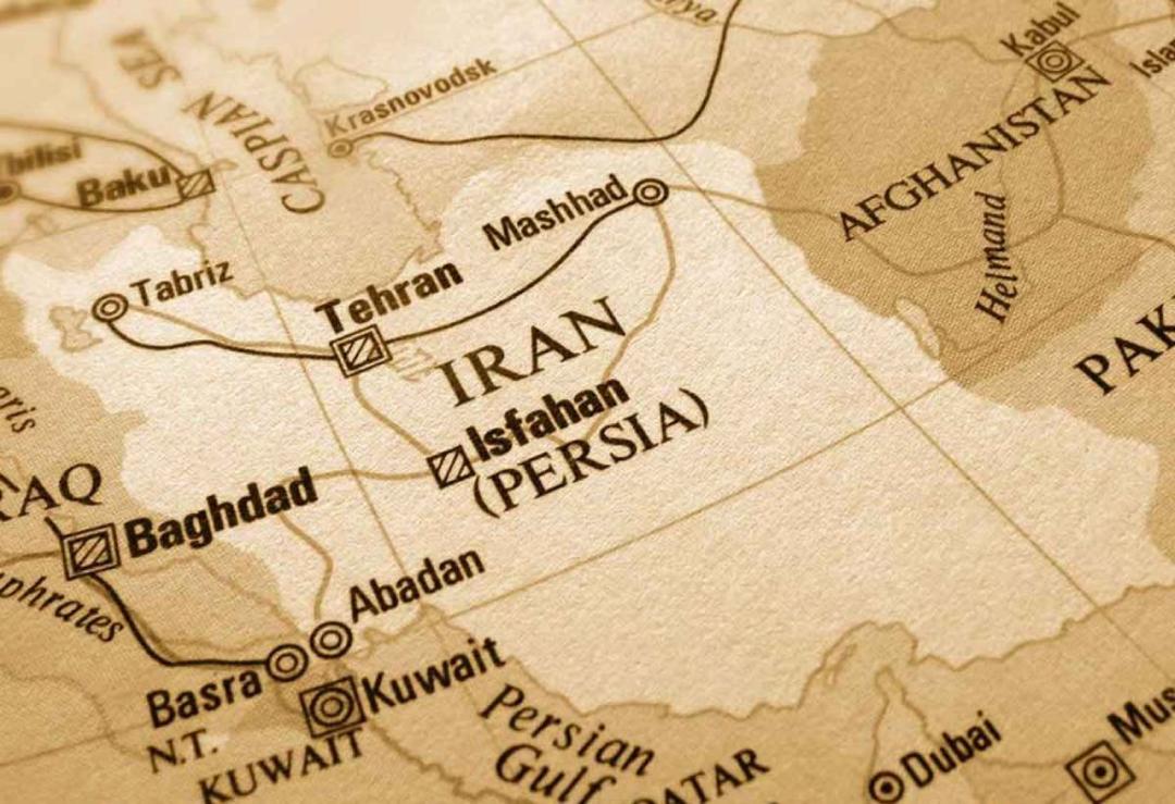 نام پرشیا روی نقشه