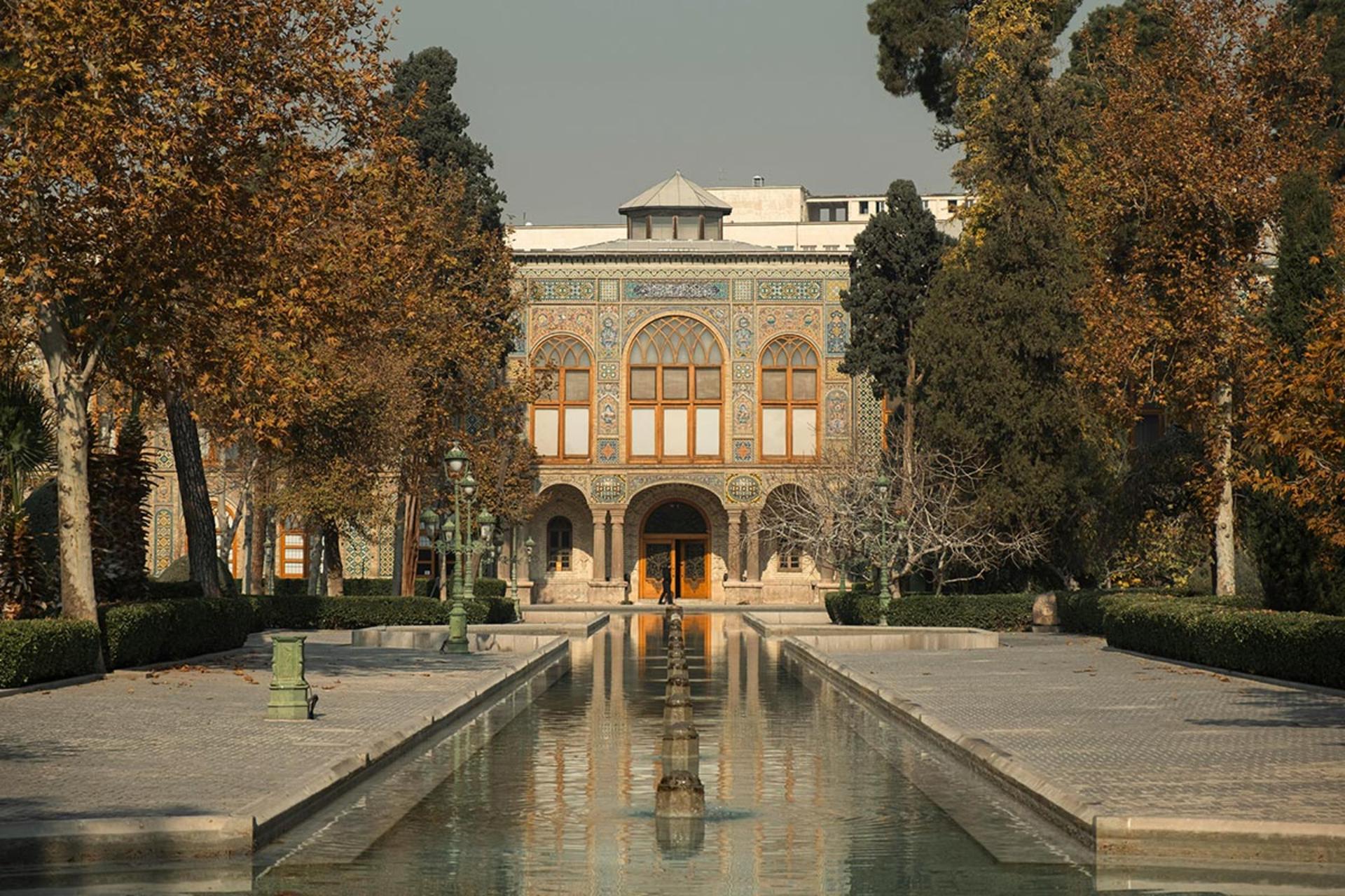 حیاط کاخ گلستان تهران