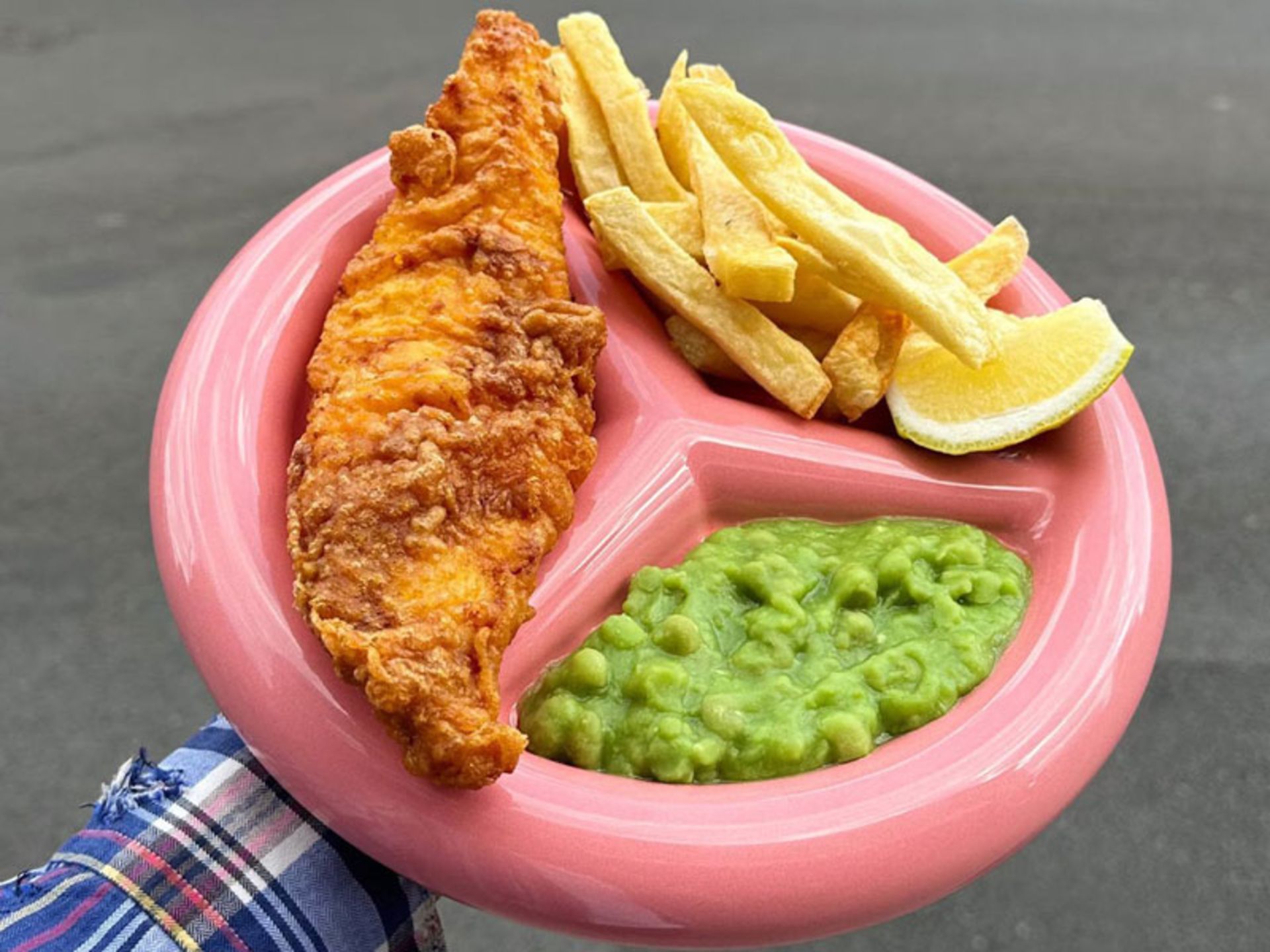 غذا در ظرف‌های مرسدس بنز مخصوص گلمپینگ