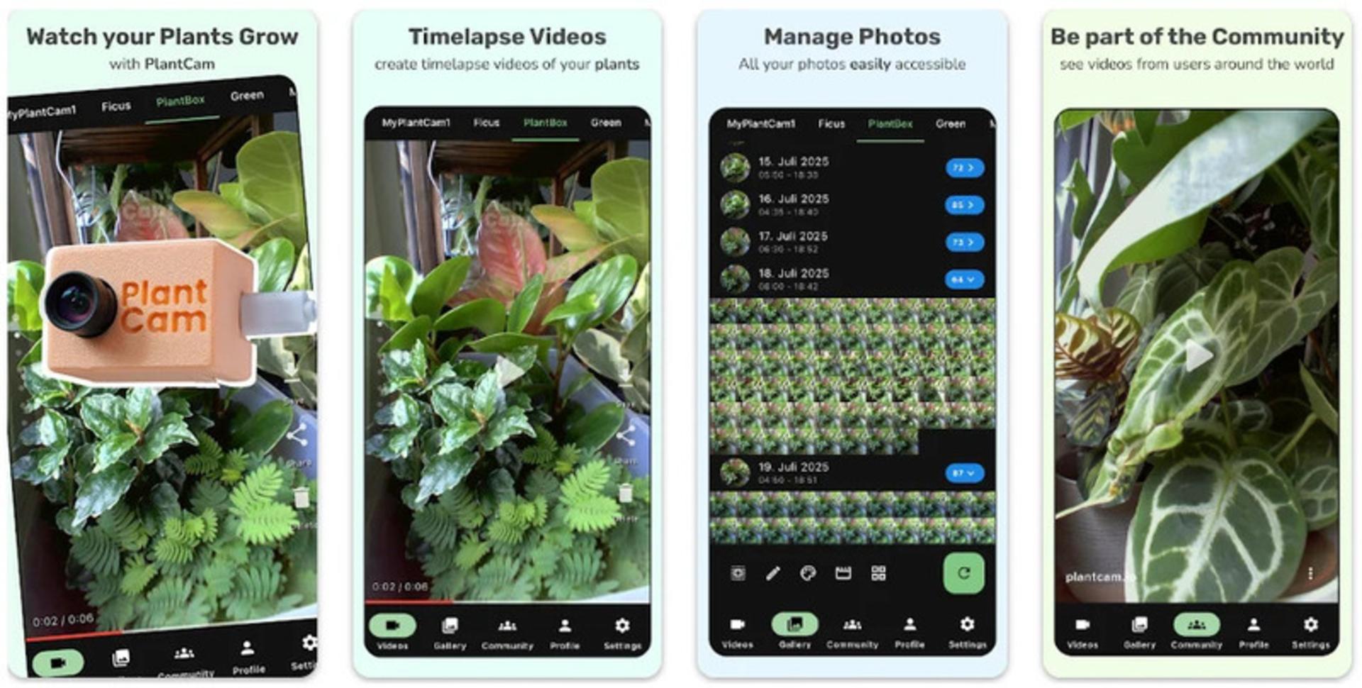 دوربین PlantCam برای ثبت رشد گیاهان