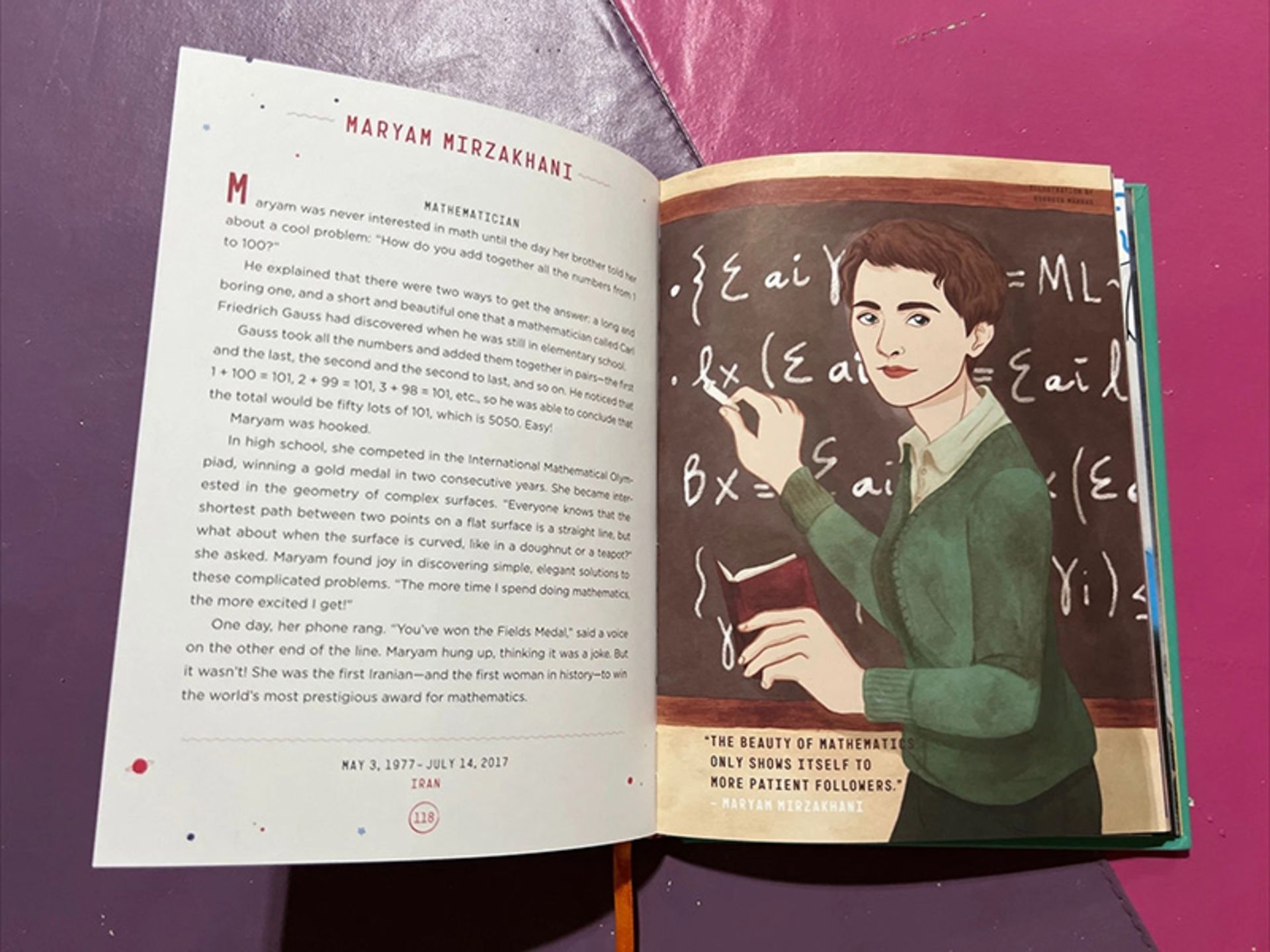 تصویر و داستان زندگی مریم میرزاخانی در کتاب های کودکان در آمریکا