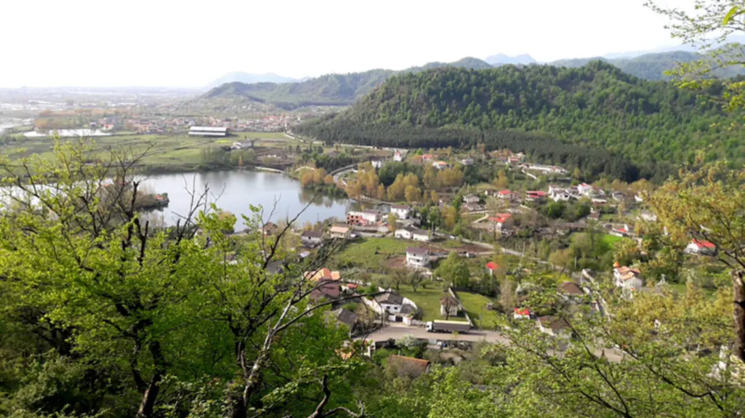 عکس هوایی از روستای دربند آستارا