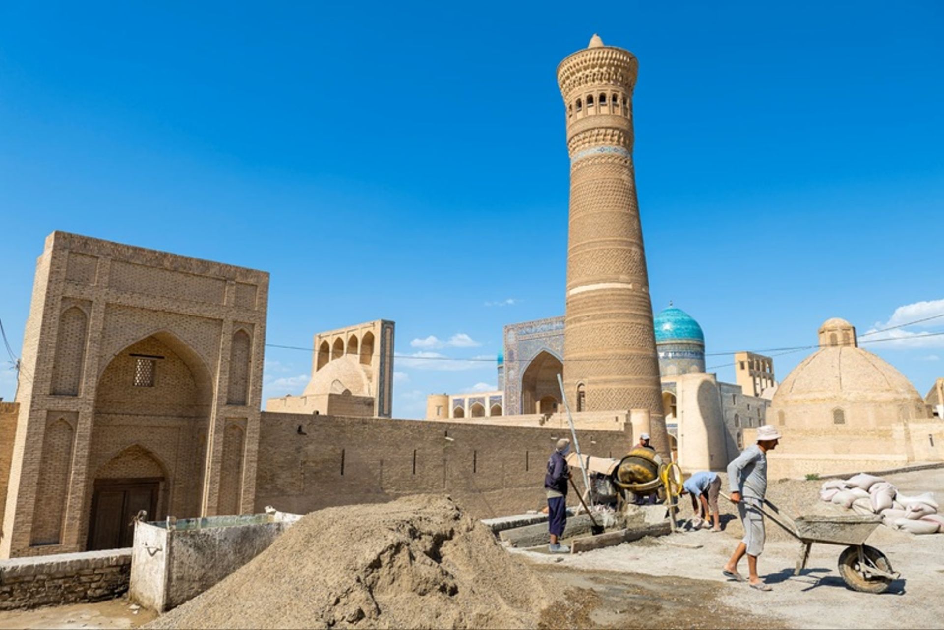 مرمت بناهای تاریخی در سمرقند