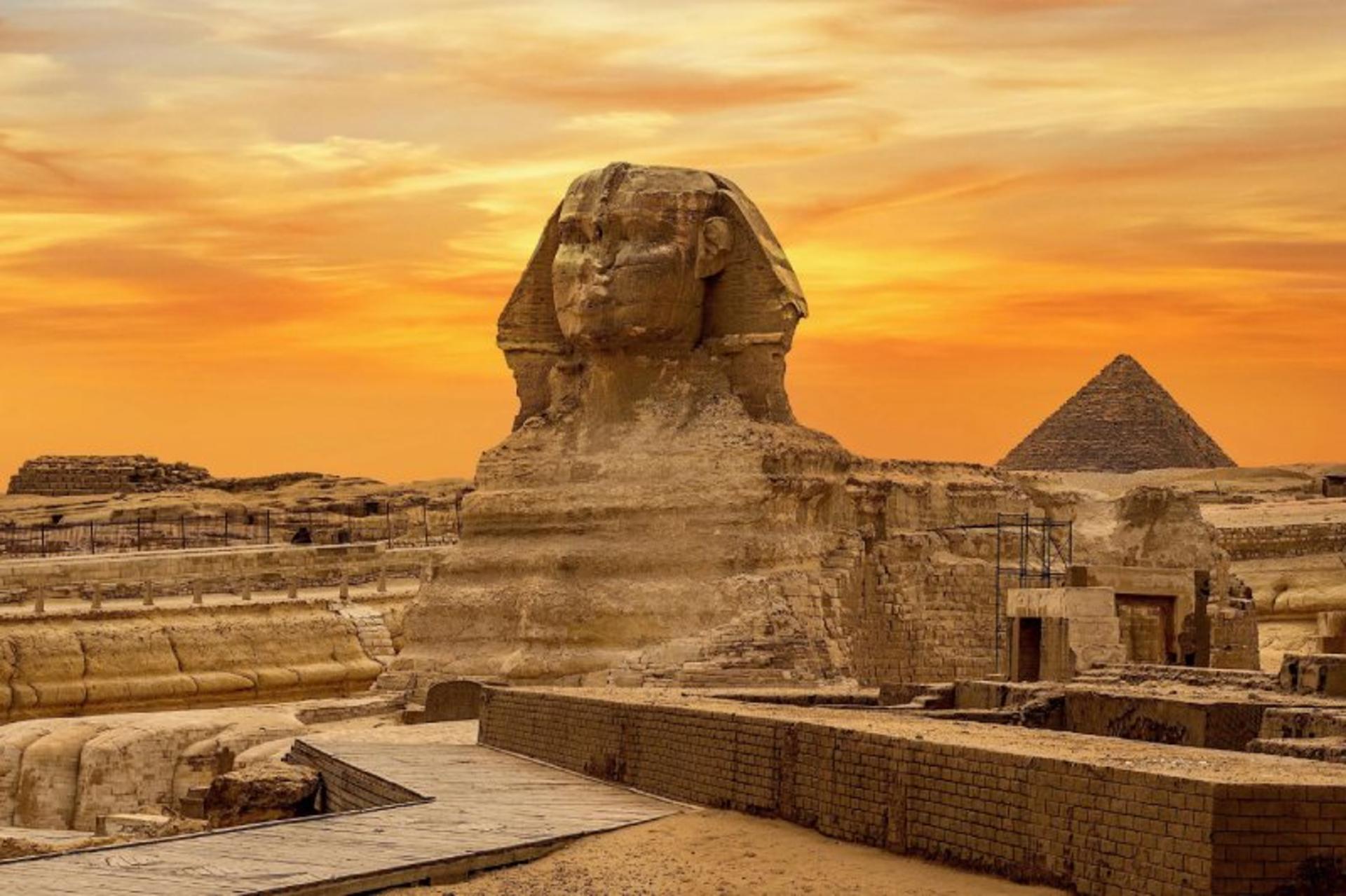 مجسمه ابوالهول مصر در روز