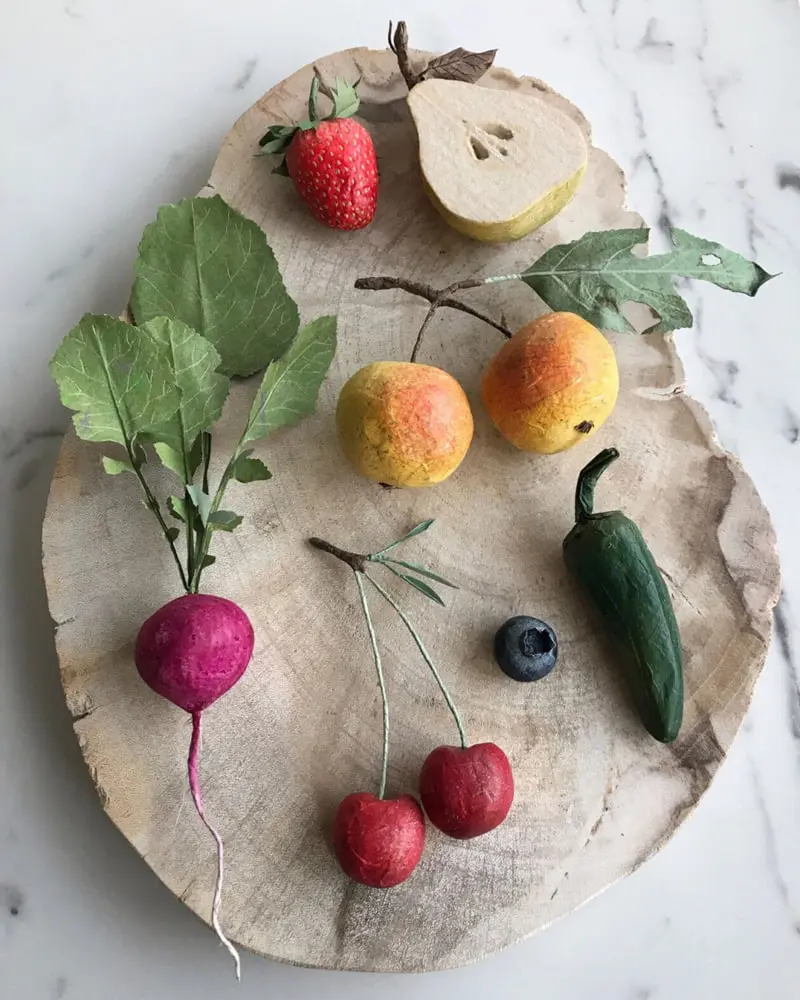 میوه و سبزی کاغذی