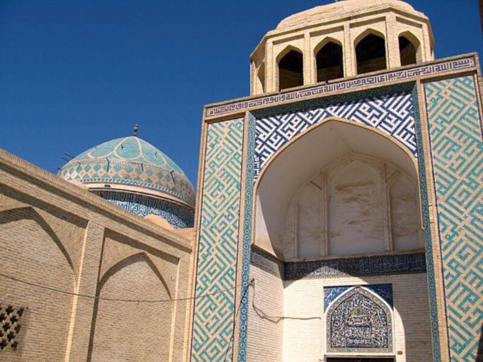 نمایی از مسجد امیرچخماق یزد