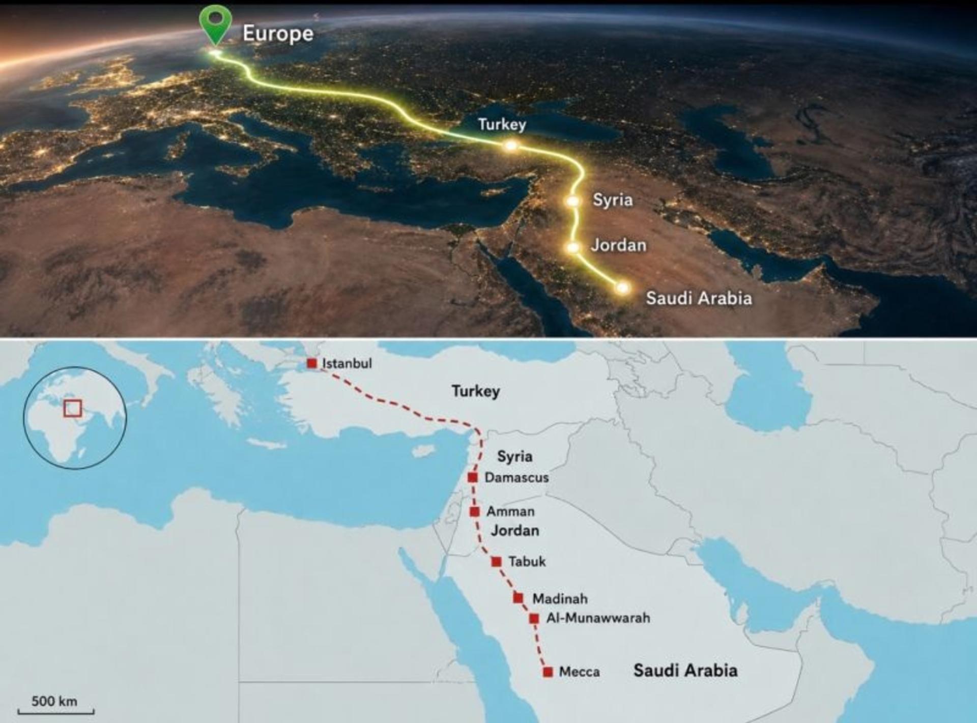 کریدور زمینی حمل‌ونقل بین اروپا و خلیج فارس