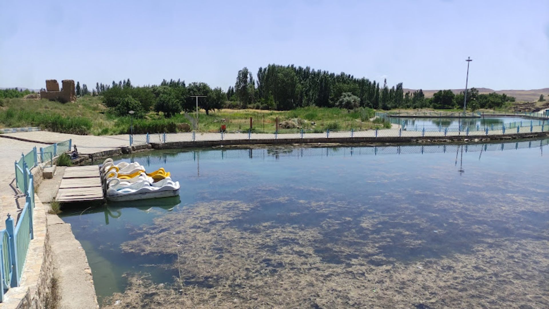 قایق سواری در چمشه بالخلی بلاغی گرماب