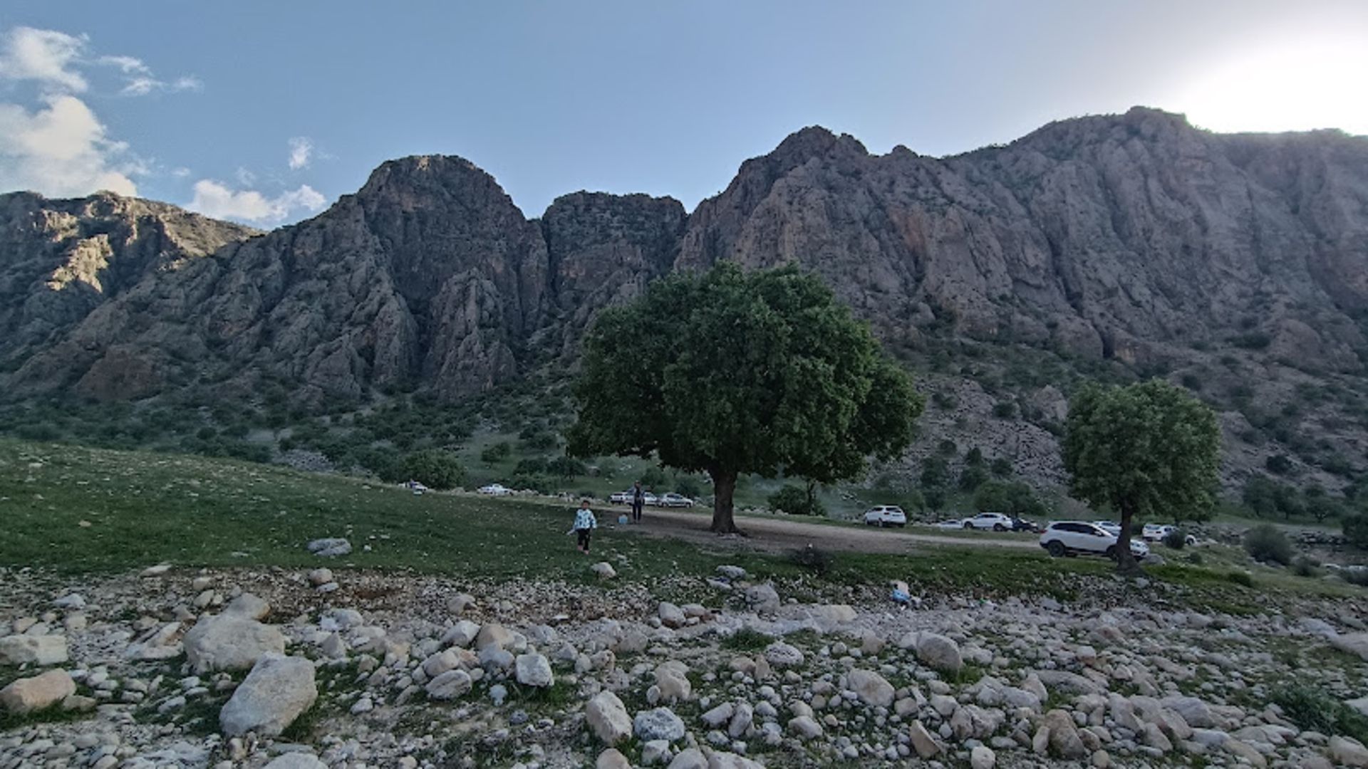 محل پارک خودروها برای تنگه بوان
