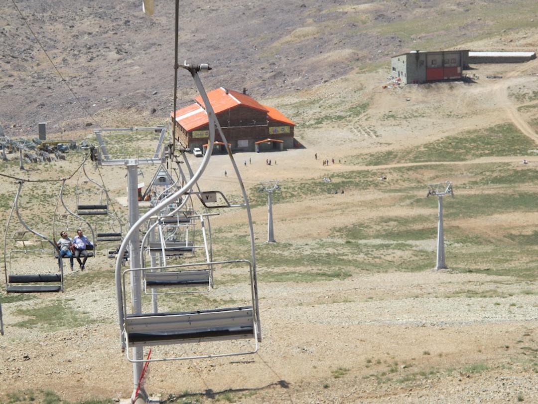 پیست اسکی توچال در فصل تابستان