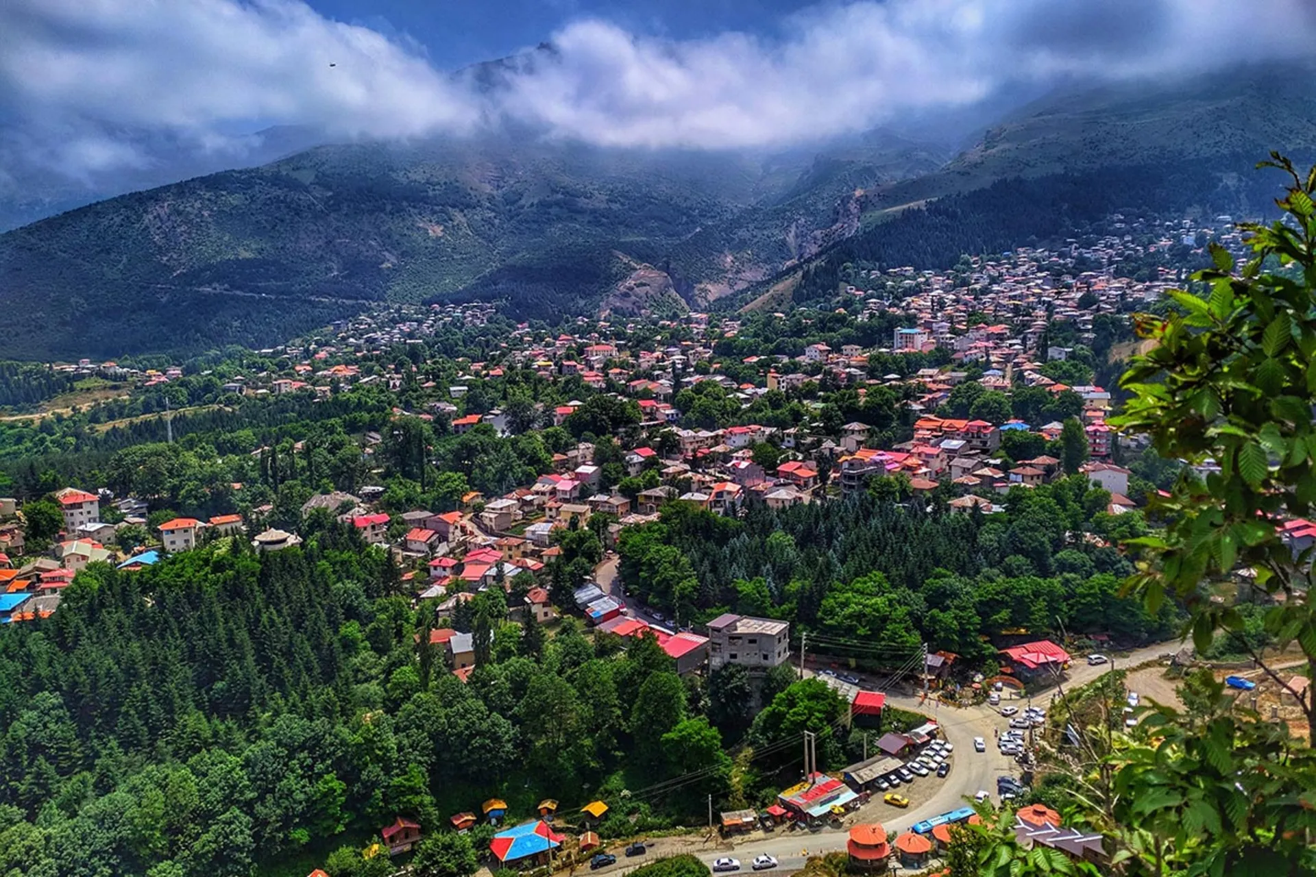 طبیعت سرسبز و زیبای روستای جواهرده