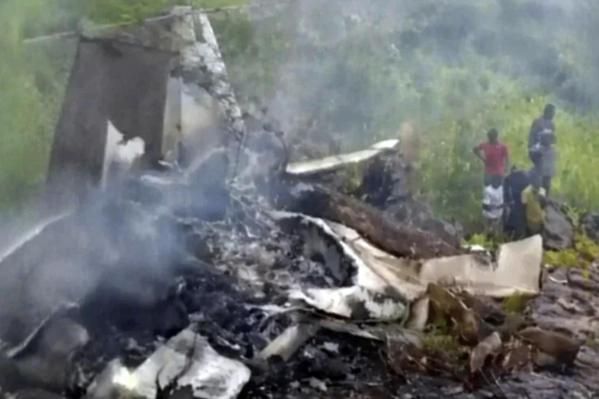 سقوط هواپیمای مسافری در سودان