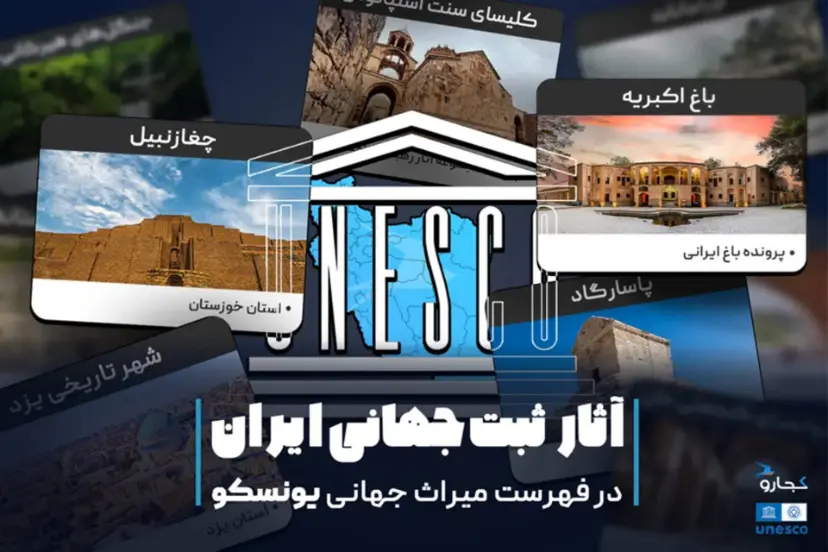 لیست کامل آثار ثبت جهانی ایران