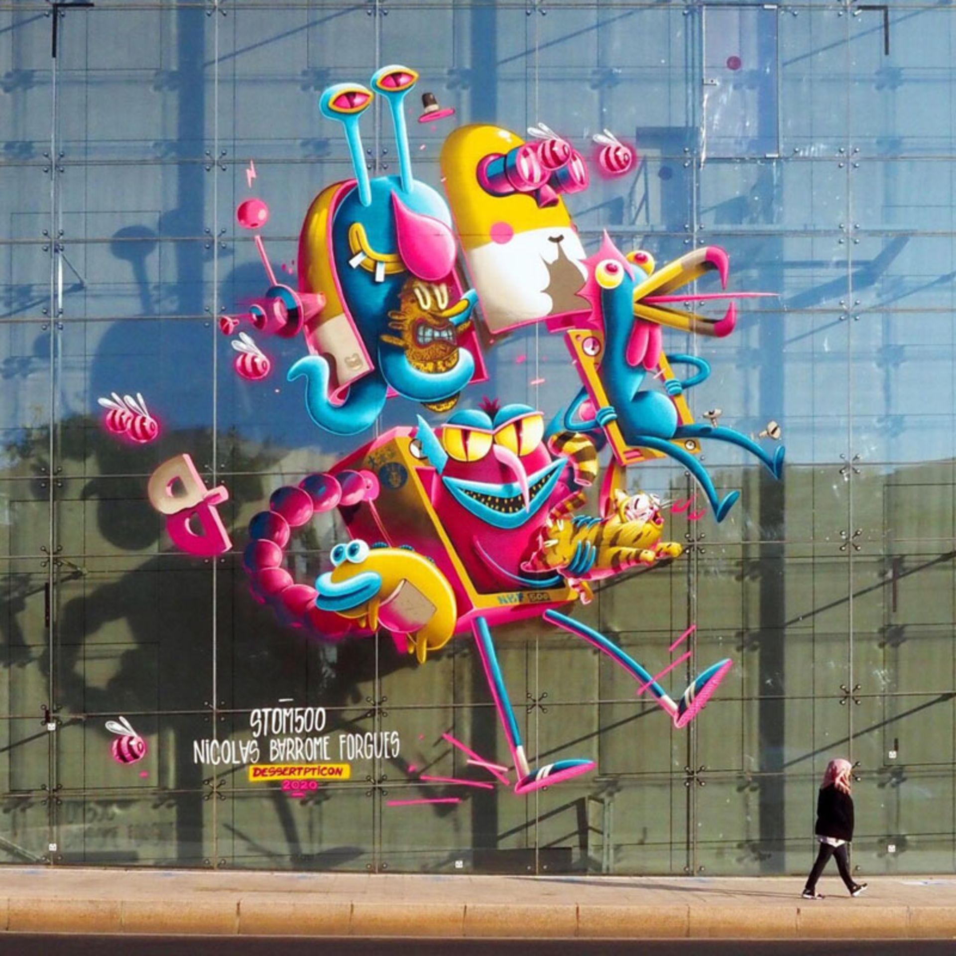 نقاشی دیواری تصاویر کارتونی