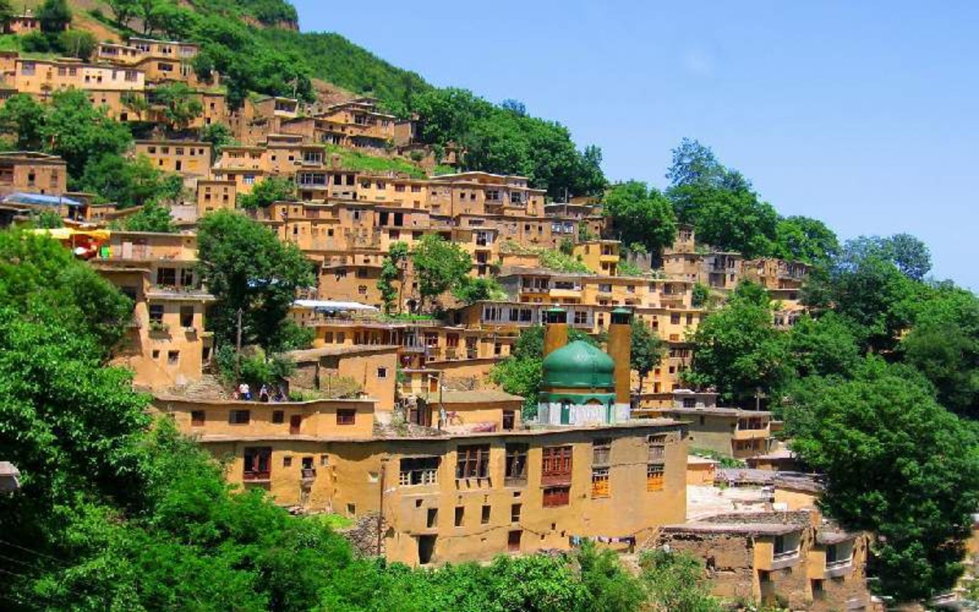 معماری خانه های پلکانی ماسوله