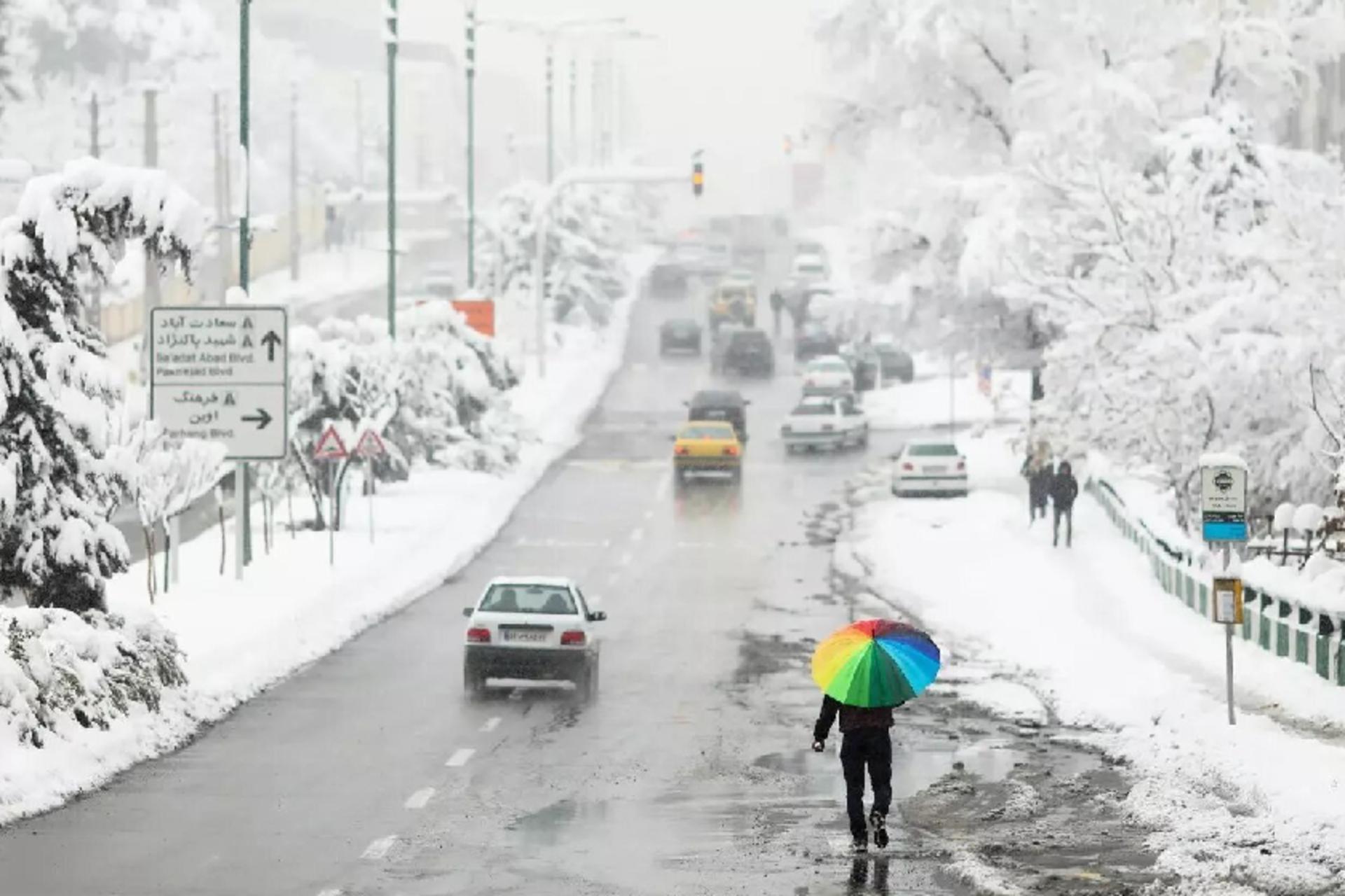 بارش برف و باران در ایران